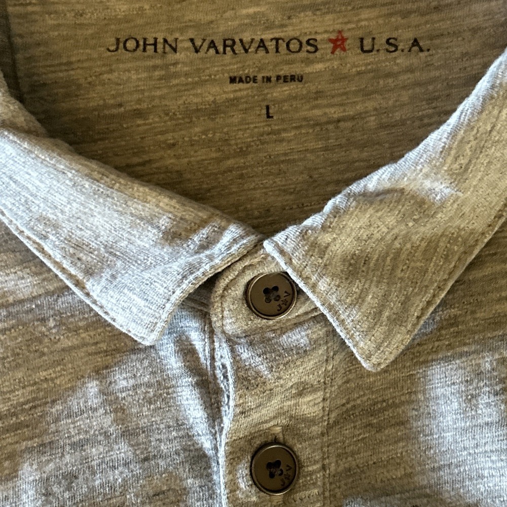 John Varvatos U.S.A. L‎ Men's Short Sleeve Polo Shirt Designer RN102515 CA26889 - Picture 3 of 7